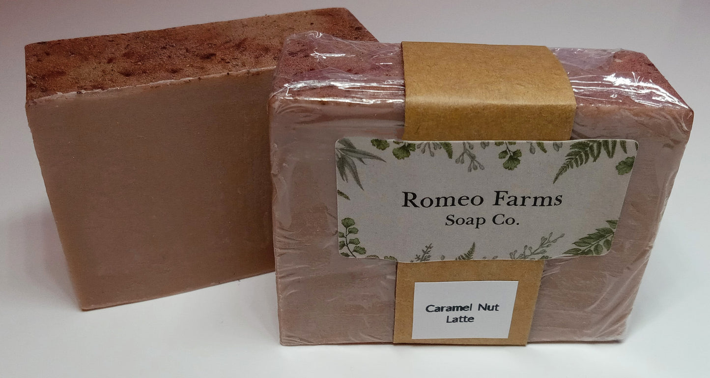 Caramel Nut Latte (Single Bar Soap, 3.5 oz.)